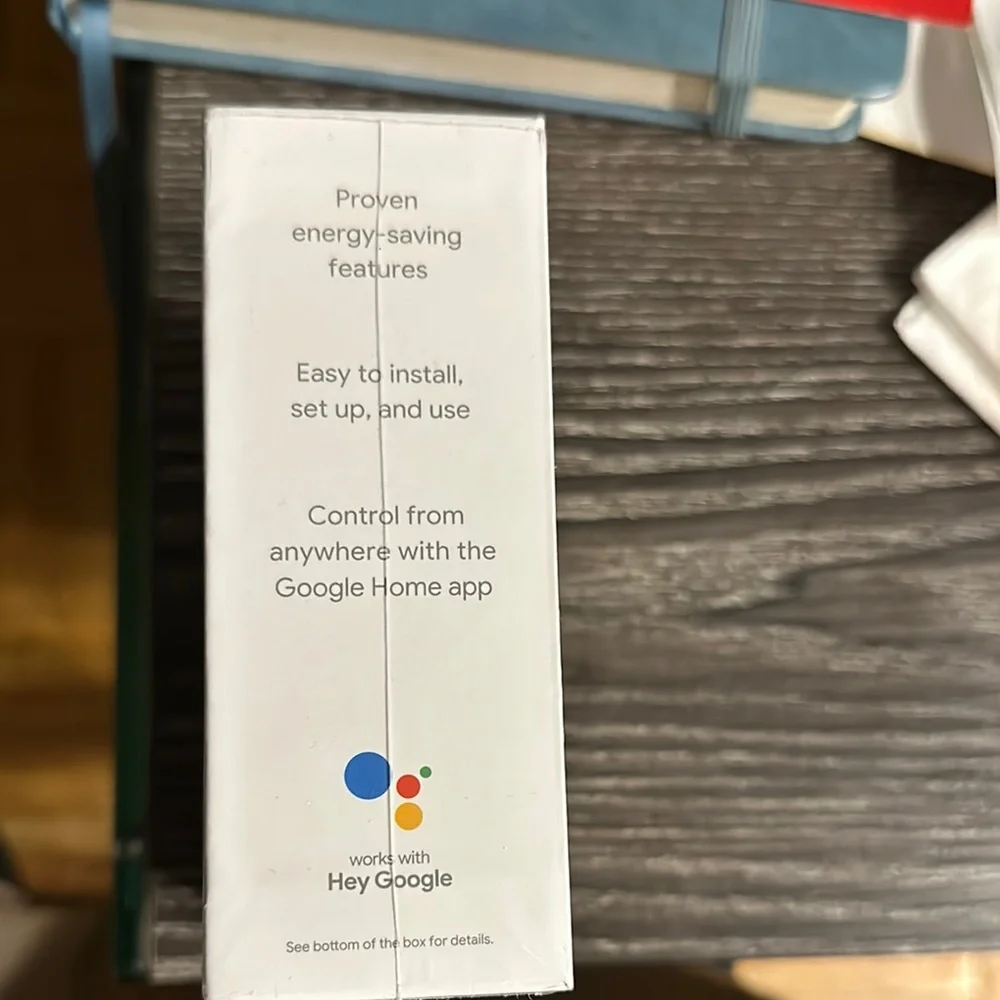 Google Nest Thermostat in Charcoal